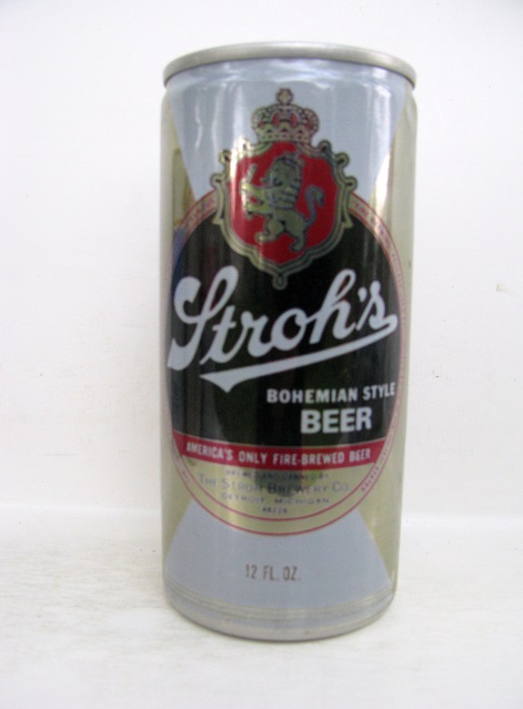 Stroh Brewing 16oz Beer CAN BULL ICE MALT LIQUOR Detroit MICHIGAN Grade 1 