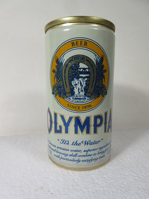 Olympia - 7oz - blue lettering - 2 cities