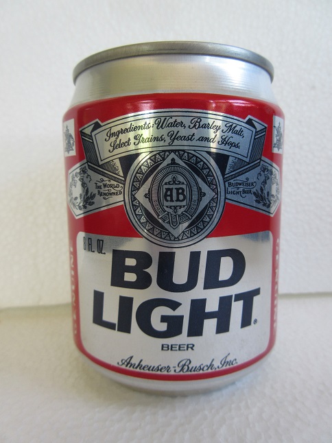 Bud Light - silver/red - 8oz - 'Anheuser Busch' bf - T/O