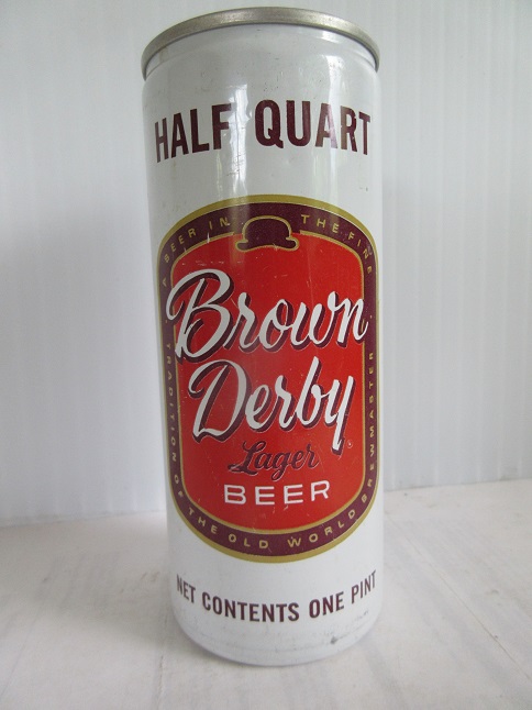 Brown Derby - General - aluminum - 2 cities w UPC - 16oz - Click Image to Close