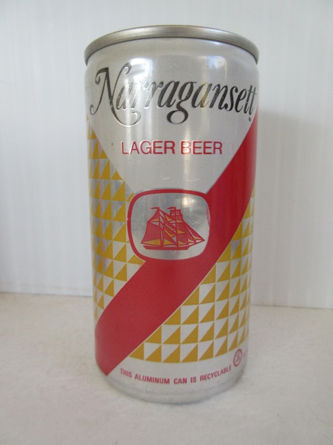 Narragansett Lager - Narragansett - metallic aluminum - Click Image to Close