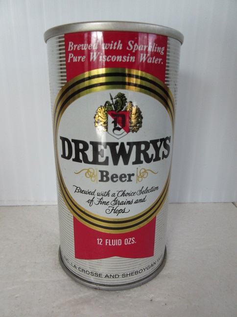 Drewrys - SS - Heileman - 'Pure Wisconsin Water' in red