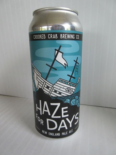 (image for) Crooked Crab - Haze For Days - New England Pale Ale - 16oz