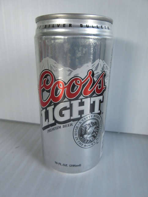 Coor's Light - 10oz - 'The Silver Bullet' - Click Image to Close