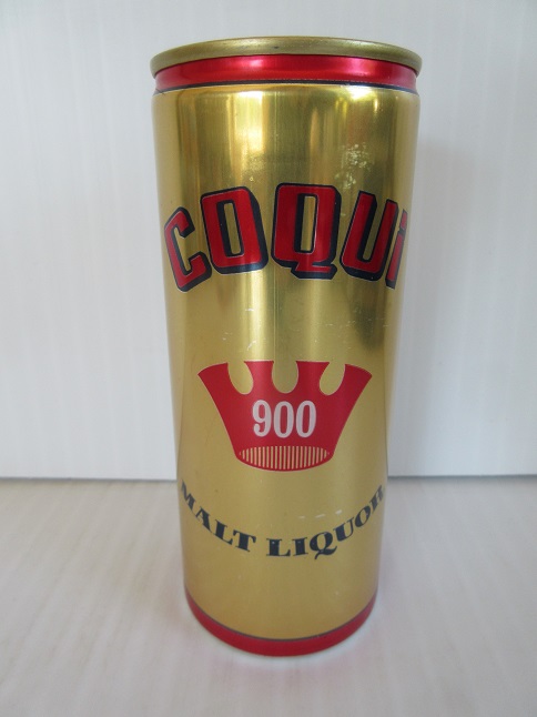 Coqui 900 Malt Liquor - aluminum w red bands - 16oz