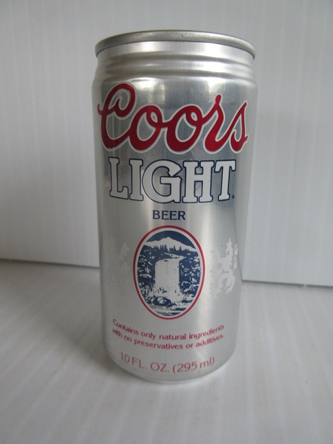 Coor's Light - 10oz - silver - Click Image to Close