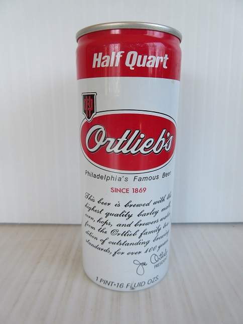 Ortlieb's - Half Quart - 16oz - T/O - Click Image to Close