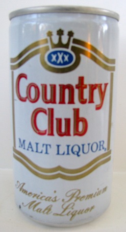 Country Club Malt Liquor - aluminum