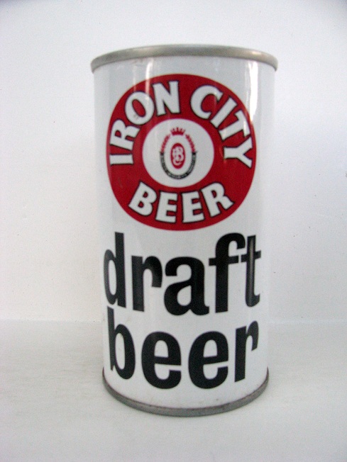 Iron City - Draft Beer - large black letters - Click Image to Close