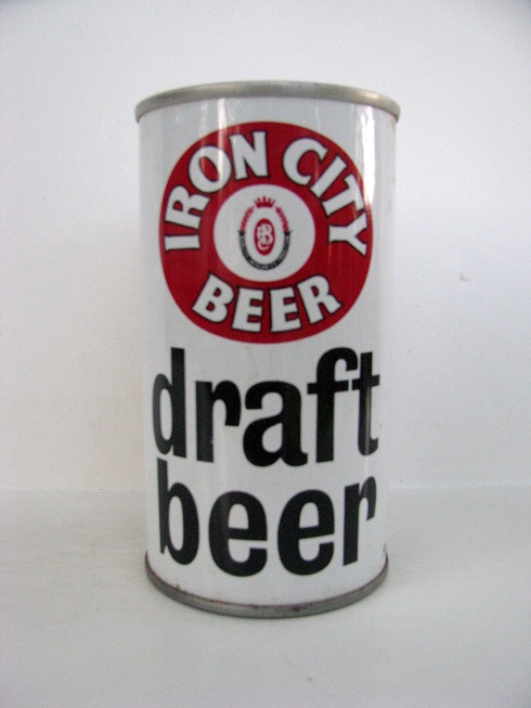 Iron City - Draft Beer - large black letters - Click Image to Close