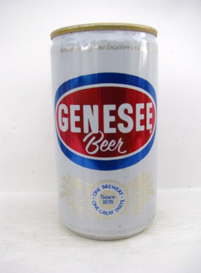 Genesee Beer - blue oval - 'One Brewery - One Great Taste'
