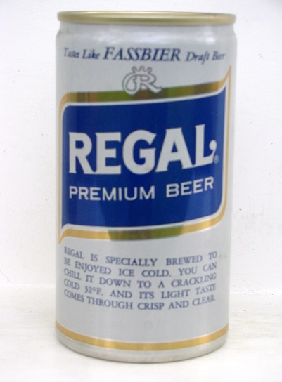 Regal Premium Beer - aluminum - T/O - Click Image to Close