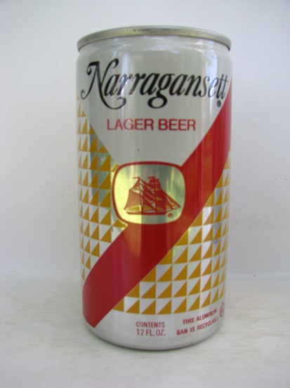 Narragansett Lager - Falstaff - metallic aluminum - Click Image to Close