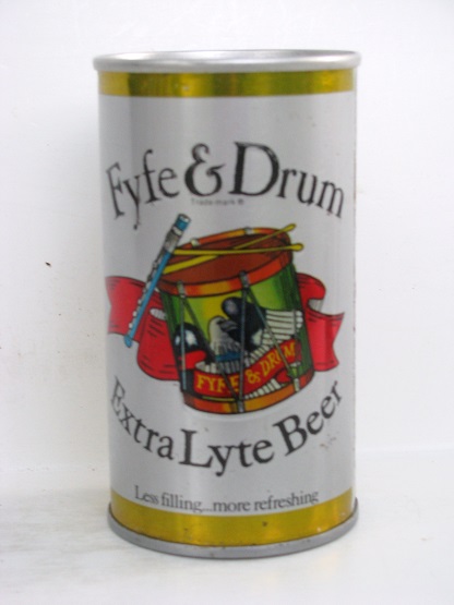 Fyfe & Drum Extra Lyte Beer - SS - embossed - Click Image to Close