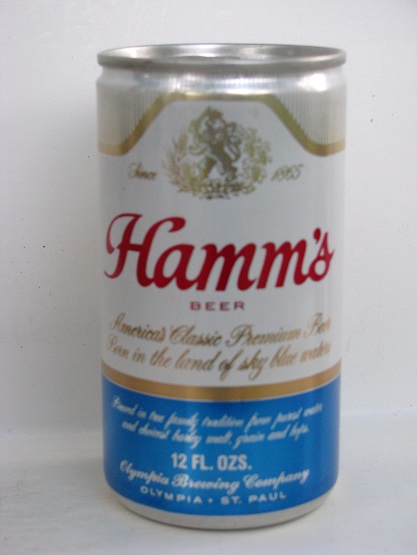 Hamm's - Olympia - aluminum - no UPC