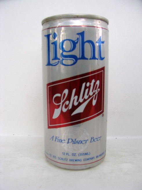 Schlitz Light - Milwaukee - T12 - silver