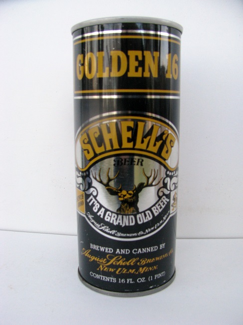 Schell's Golden 16 - 16oz - black/silver/gold