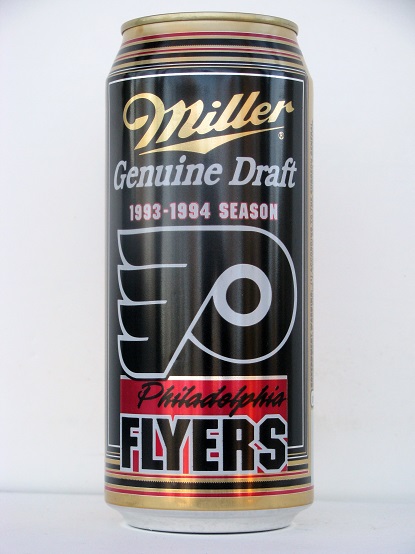 Miller Genuine Draft - Flyers 1993-1994 Season - 16oz - Click Image to Close