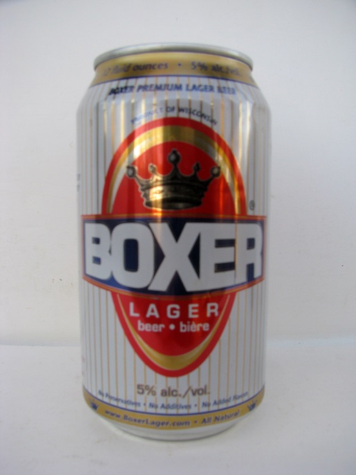 Boxer Lager - 'Product of Wisconsin' - Click Image to Close