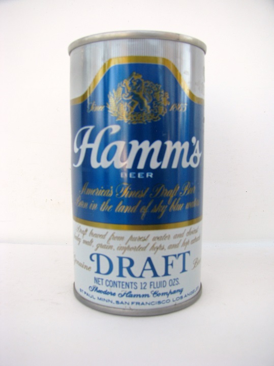 Hamm's Draft - SS - 3 cities - T/O - Click Image to Close