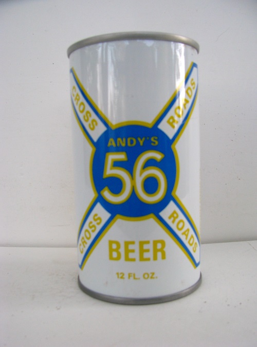 Andy's 56 - Cross Roads Beer - blue/yellow
