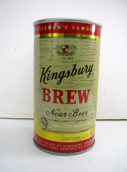 Kingsbury Brew Near Beer - Heileman - SS