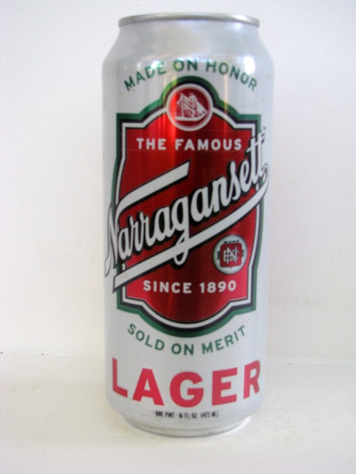 Narragansett Lager - 16oz - Click Image to Close