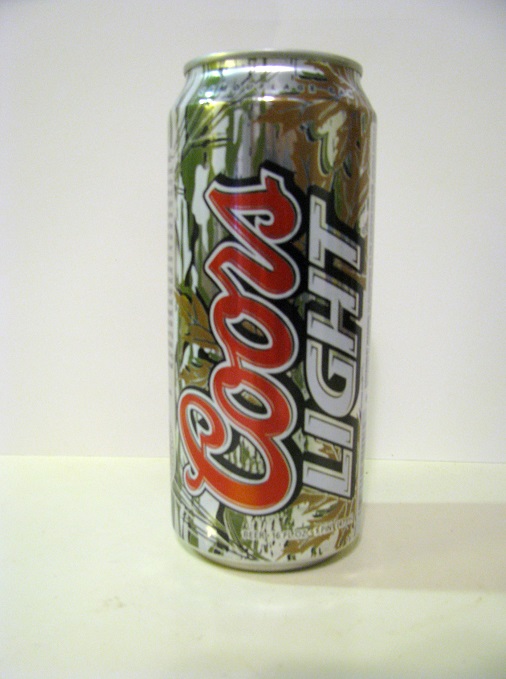 Coor's Light - 'Camoflage Can' - 16oz