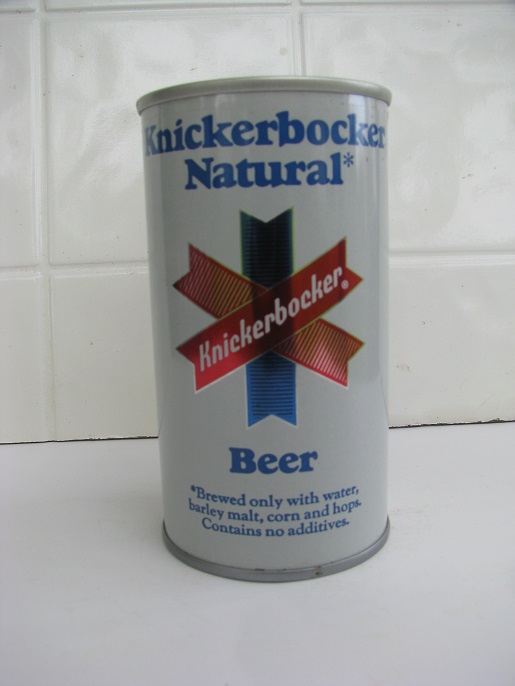Knickerbocker Natural - metallic red & blue ribbons