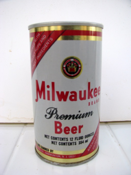 Milwaukee Brand Premium Beer - contents on 2 lines