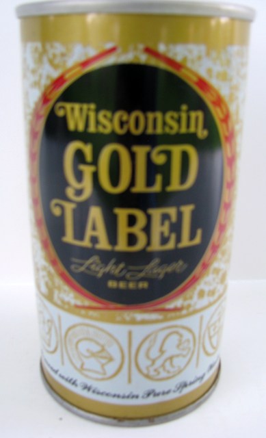 Wisconsin Gold Label - SS - enamel - Click Image to Close
