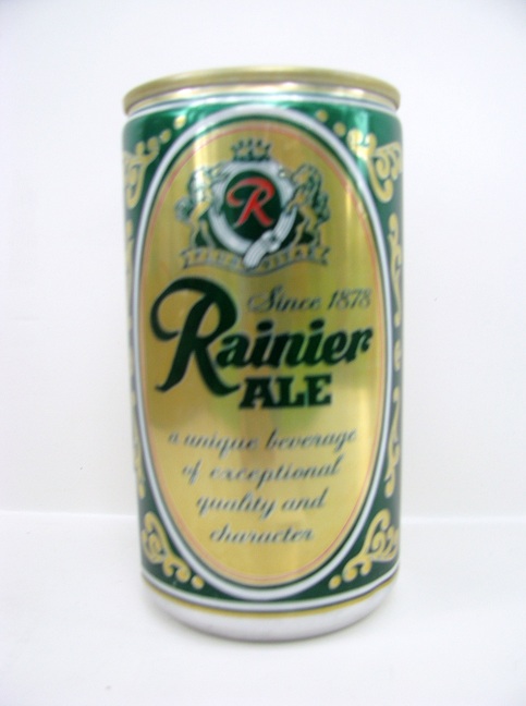 Rainier Ale - green w gold oval