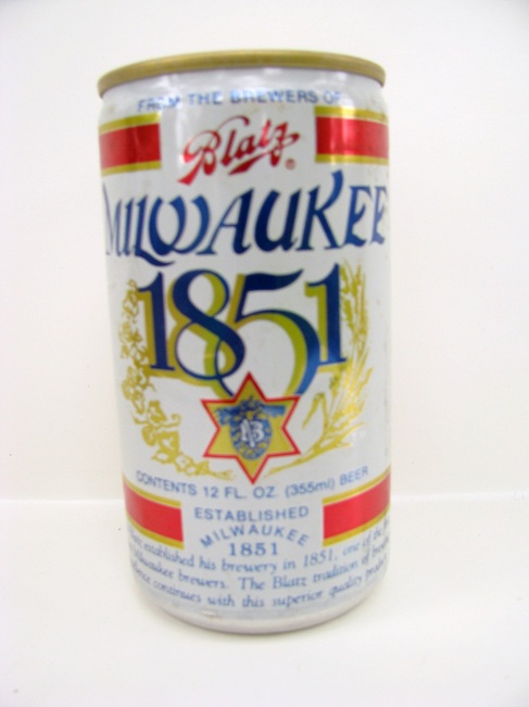 Milwaukee 1851 - Blatz - Click Image to Close