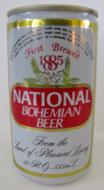 National Bohemian - white - no Mr Boh