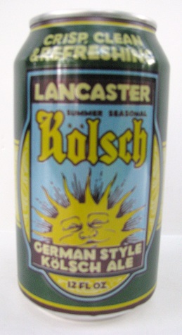 Lancaster Kolsch Summer Seasonal - block ltrs