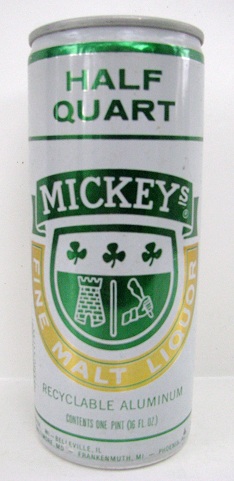 Mickey's Malt Liquor - Half Quart - 16oz - Click Image to Close