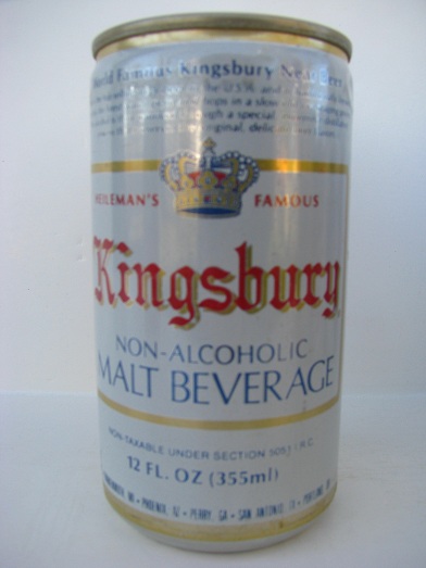 Kingsbury Non-Alcoholic Malt Beverage - white - Click Image to Close