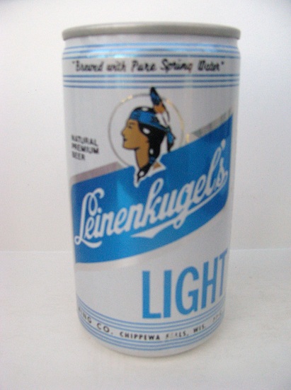 Leinenkugel's Light - blue/white aluminum - Brewed w Natural ..