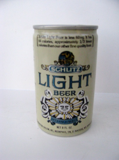 Schlitz Light - 8oz - Click Image to Close