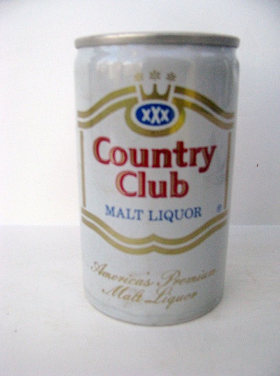 Country Club Malt Liquor - aluminum 8oz - tall - no UPC