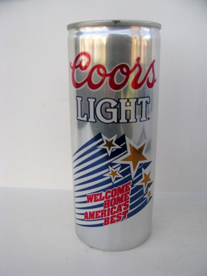 Coor's Light - Welcome Home America's Best - 16oz - T/O - Click Image to Close