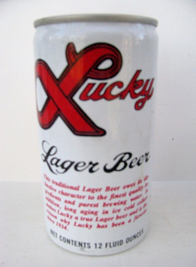 Lucky Lager - Falstaff - aluminum