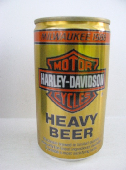 Harley-Davidson Heavy Beer - Milwaukee 1988 - gold