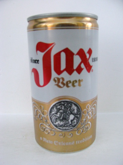 Jax - gold/white - aluminum - gold lettering on sides of can