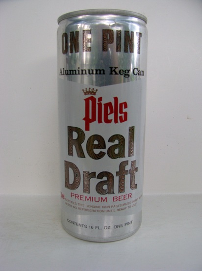 Piels Real Draft - silver aluminum - 16oz - Click Image to Close