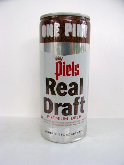 Piels Real Draft - 16oz - woodgrain - aluminum - Click Image to Close