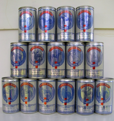 Sterling Kentucky Derby Winners - 15 bottom opened cans