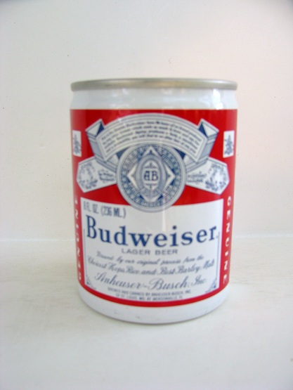 Budweiser - 8oz - aluminum - Click Image to Close