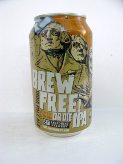 21st Amendment - Brew Free or Die IPA - Mt Rushmore - T/O