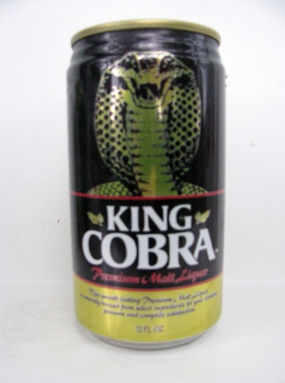 King Cobra Premium Malt Liquor - red letters